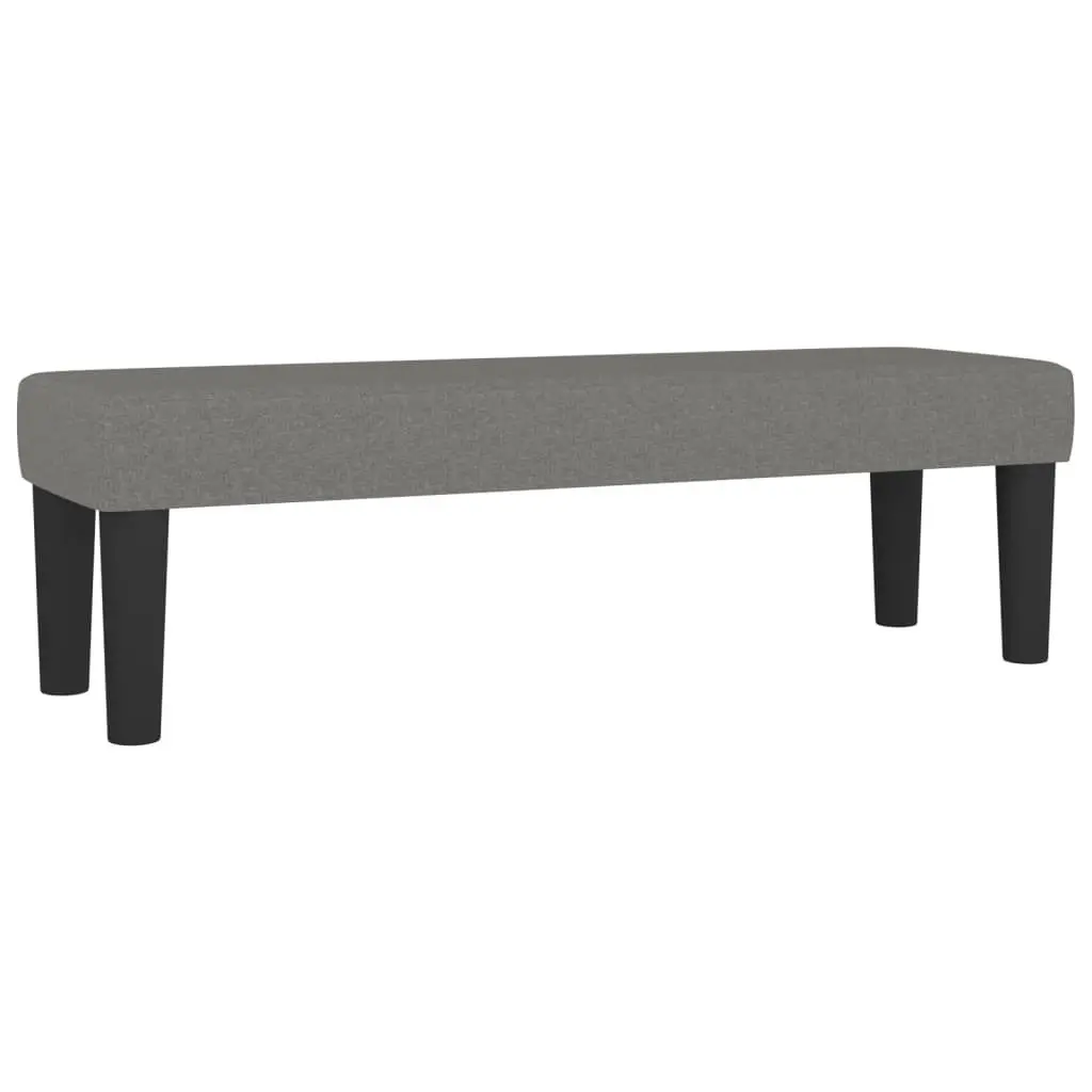 Queen Size Box Spring Bed with Pocket Mattress Grey Fabric Headboard Bench