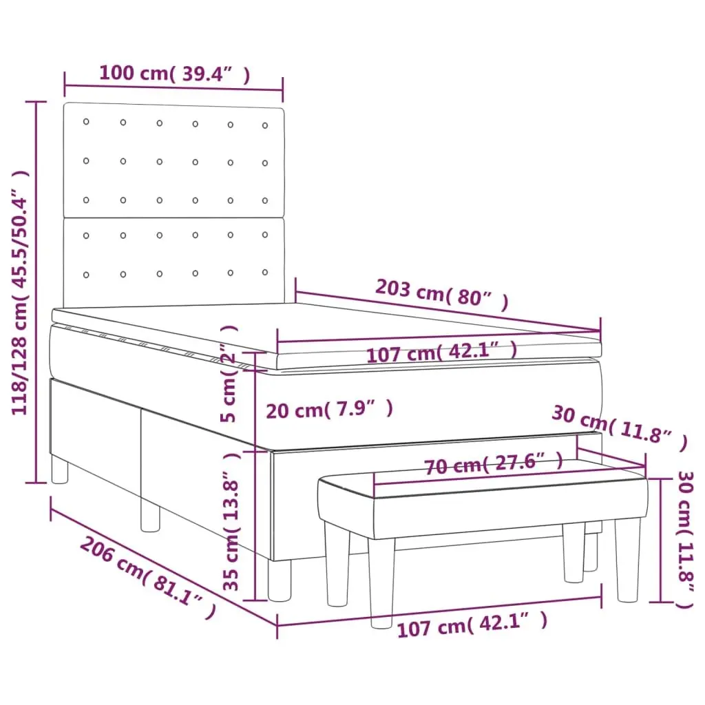 King Single Box Spring Bed for Peaceful Nights