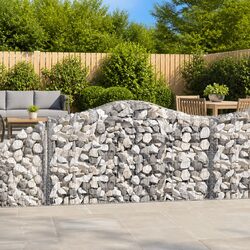 Quality Arched Gabion Baskets Set of 8 for Your Garden