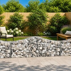 Arched Gabion Baskets: Practical and Affordable Garden Solution