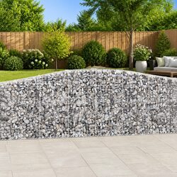 Reliable Arched Gabion Baskets 6 pcs 400x50x100/120 cm