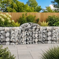 Value-Driven 7-Piece Arched Gabion Baskets for Gardens