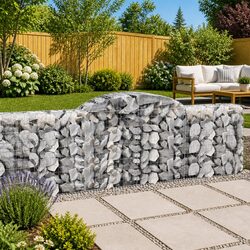 Arched Gabion Baskets: 9 pcs for Your Outdoor Decor Needs