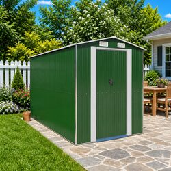 Reliable Green Garden Shed for Practical Storage Needs