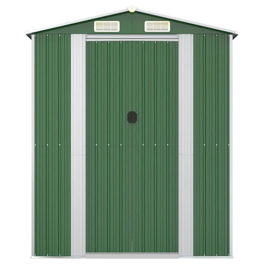 Garden Shed Outdoor Storage Tool House Green 192 x 523 x 223 cm