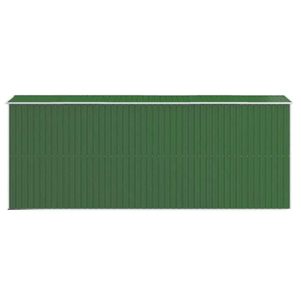 Garden Shed Outdoor Storage Tool House Green 192 x 523 x 223 cm