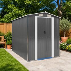 Reliable Galvanised Steel Garden Shed for All Your Tools