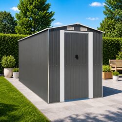 Reliable Grey Garden Shed for Effective Outdoor Storage