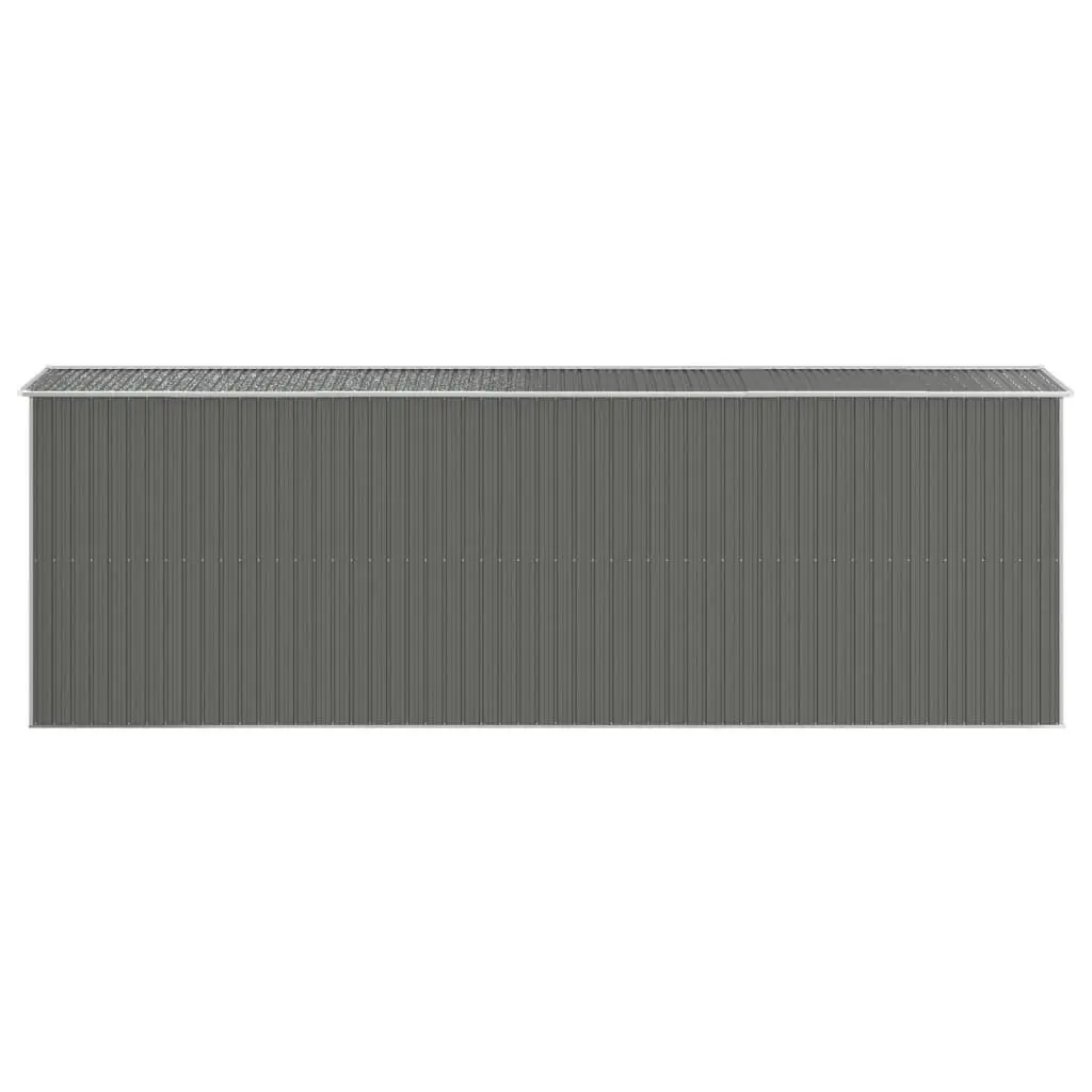 Garden Shed Outdoor Storage 192x606x223cm Grey Galvanised Steel