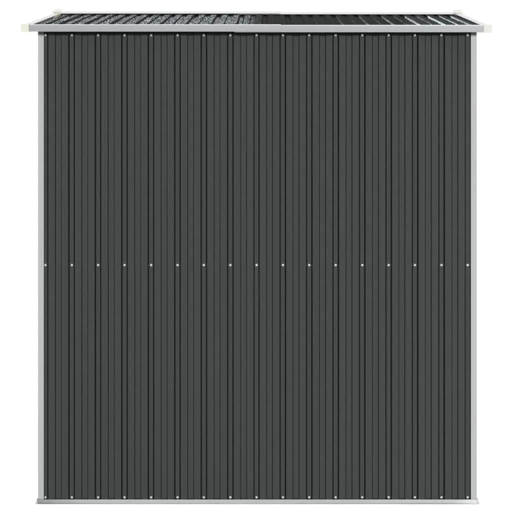 Garden Shed Outdoor Storage Tool House 192 x 191 x 223 cm Anthracite Galvanised Steel
