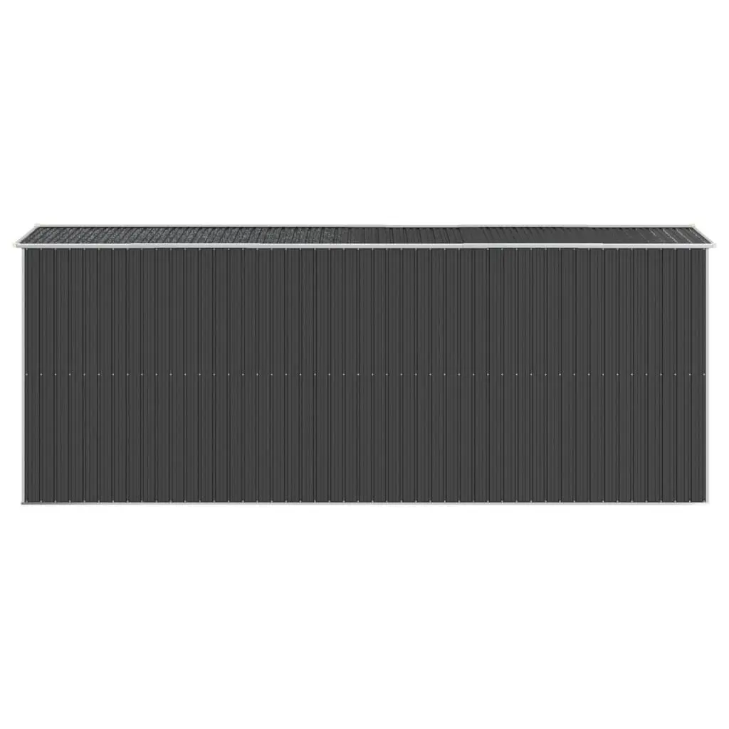 Garden Shed Outdoor Storage 192x523x223cm Anthracite Galvanised Steel
