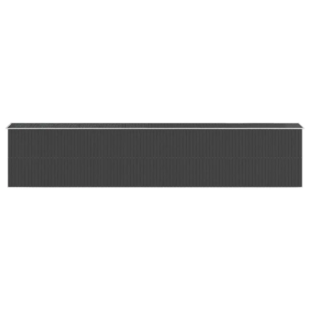 Garden Shed Outdoor Storage 192x102x223cm Anthracite Galvanised Steel
