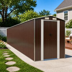 Reliable Dark Brown Garden Shed for Your Needs