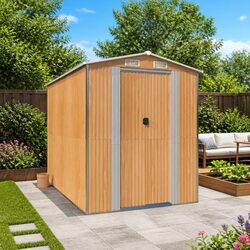 Reliable Brown Garden Shed – Perfect for Outdoor Storage