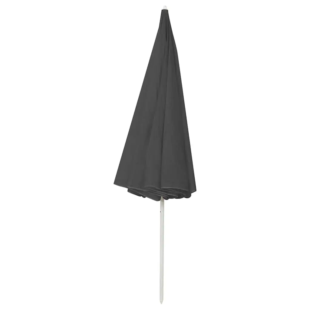 Beach Parasol Outdoor Sunshade 300cm Anthracite