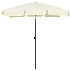 Reliable and Affordable Yellow Beach Parasol 180x120 cm