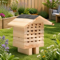 Comfortable Nesting Home for Solitary Bees - Bee Hotel