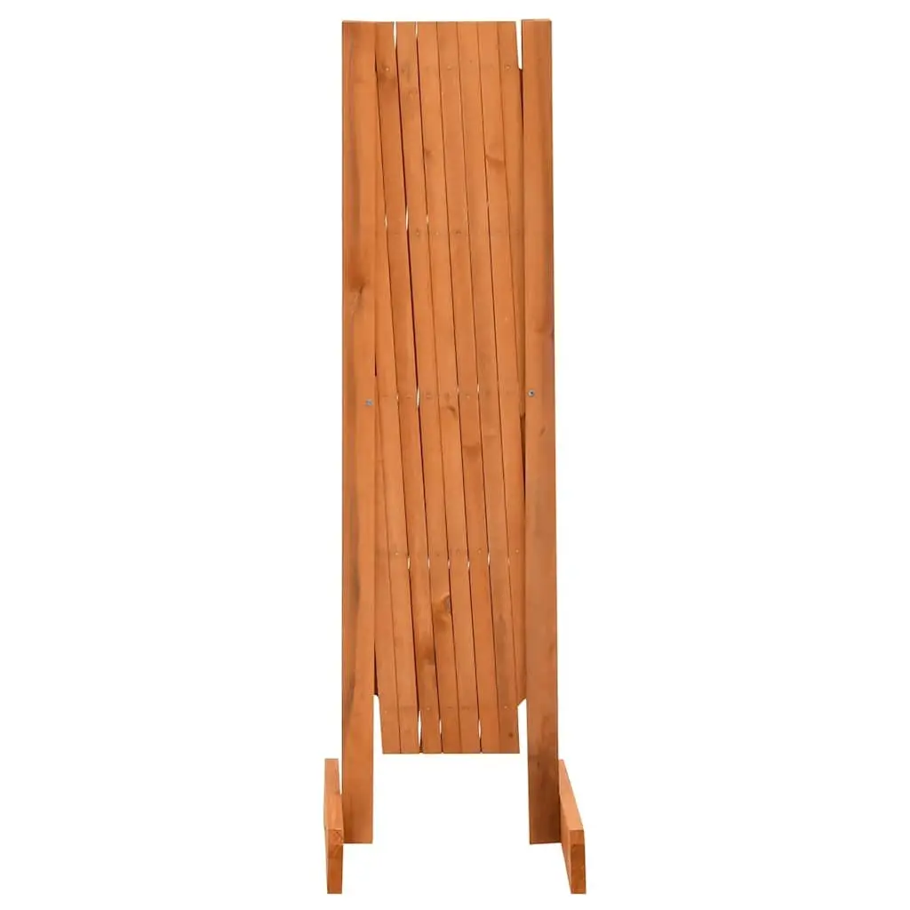 Wooden Garden Trellis Fence Panel Expandable Outdoor Climbing Plant Support 150 cm Orange