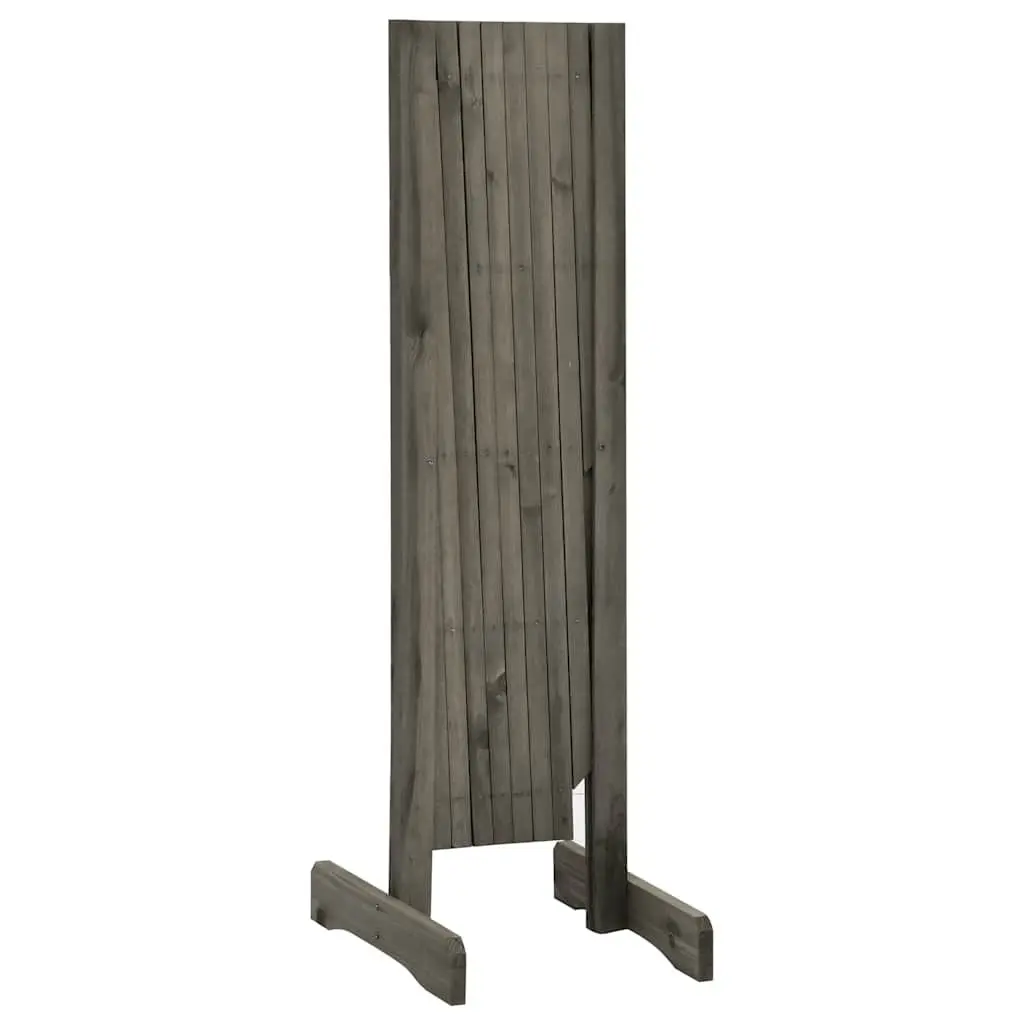 Garden Trellis Fence Panel Expandable Outdoor Privacy Support Climbing Plants 150x80 cm Grey