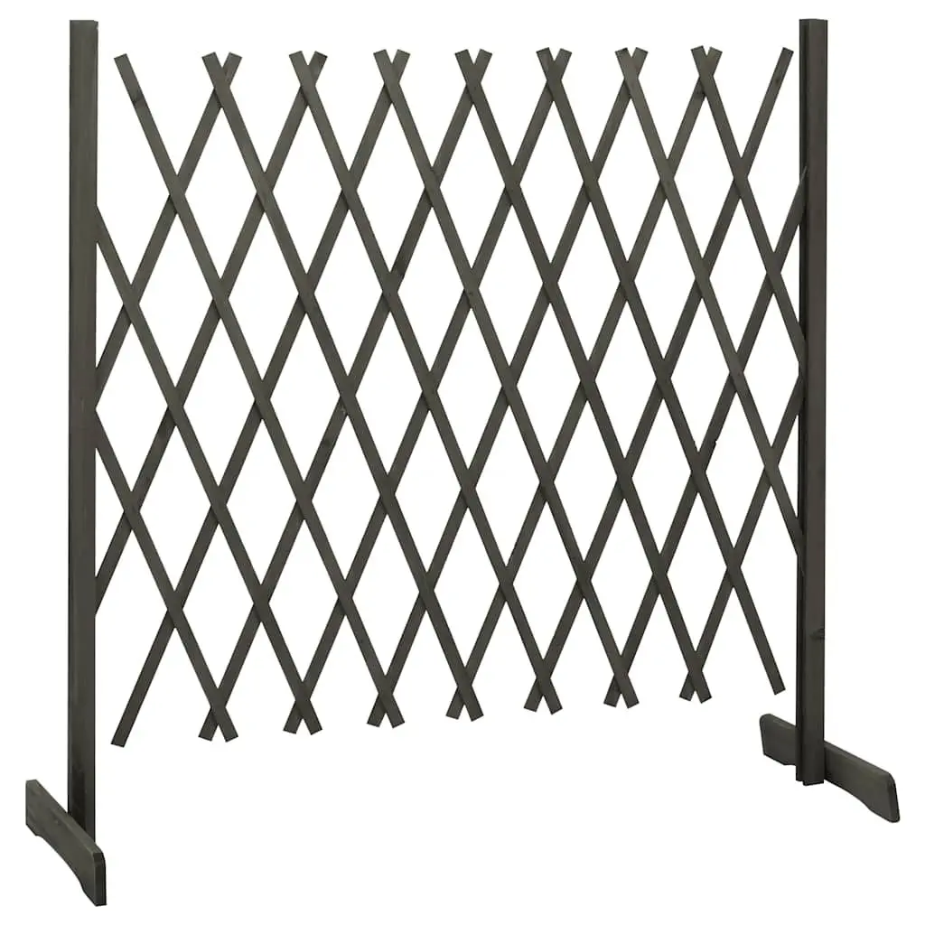 Garden Trellis Fence Panel Climbing Plant Support 180x100 cm Grey