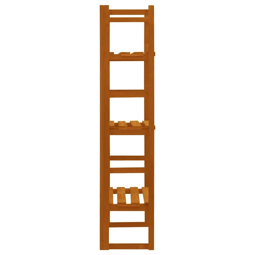 Wooden Plant Stand with Trellis for Potted Plants 60x30x140 cm Orange