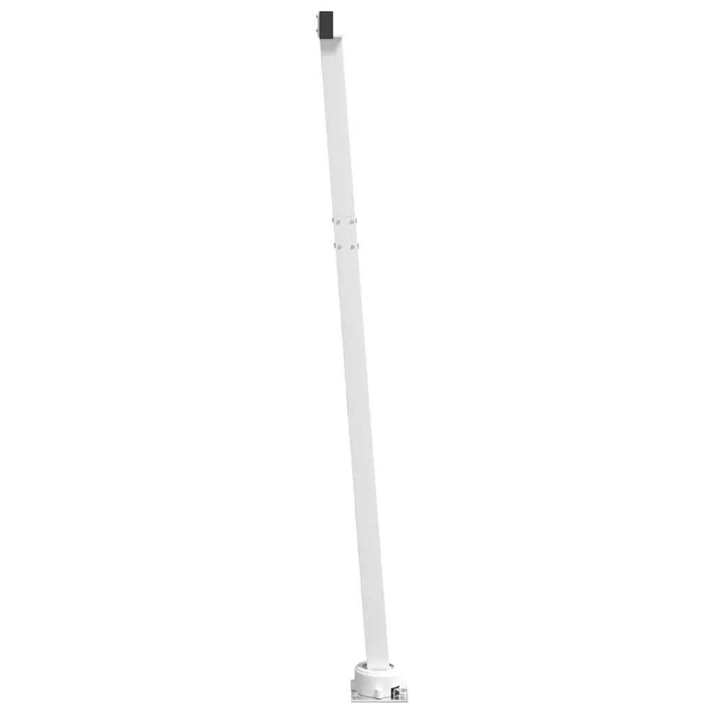 Awning Post Set Outdoor Shade Support 300x245 cm White