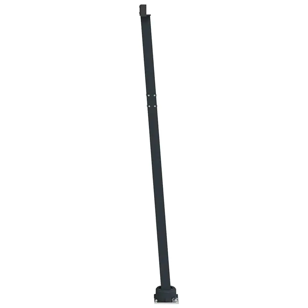 Awning Post Set Outdoor Shade Support 300x245 cm Anthracite