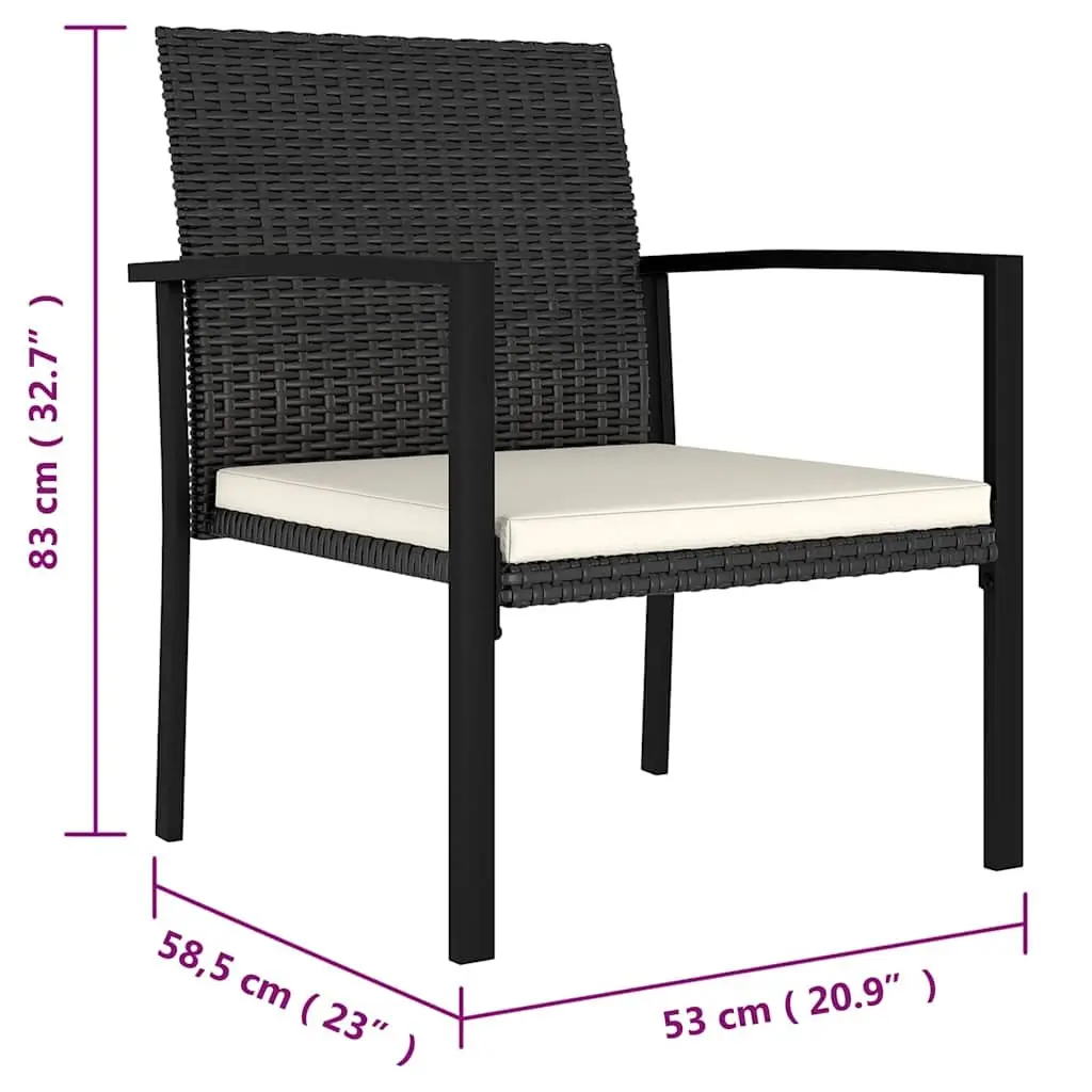 Outdoor Dining Chairs with Cushions for Comfort