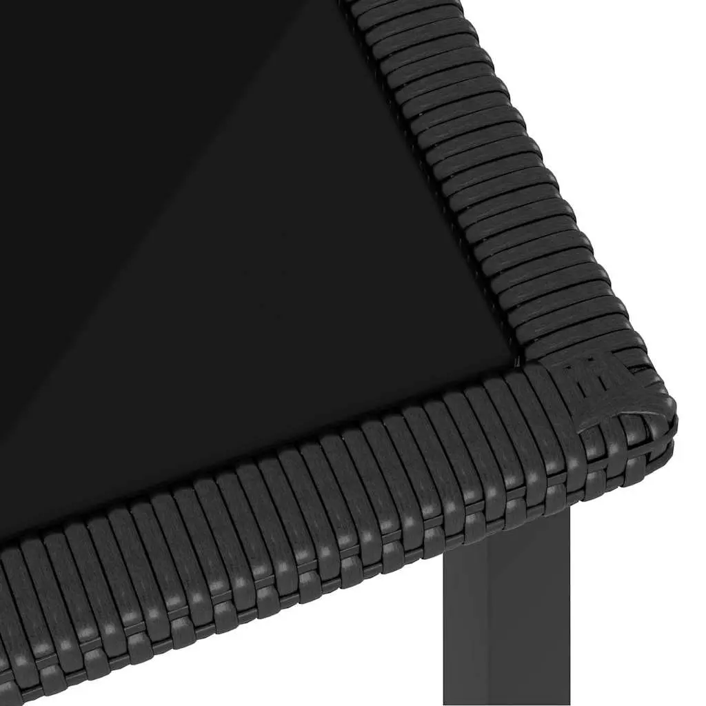 Black Garden Dining Table