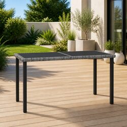 Grey Garden Table: Practical Design for Your Outdoors