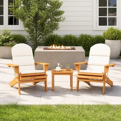 Comfortable and Reliable Adirondack Garden Lounge Set