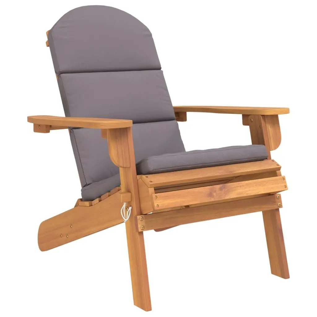 3 Piece Adirondack Garden Lounge Set Solid Acacia Wood Outdoor Furniture Brown