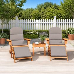 Quality Adirondack Lounge Set for Outdoor Enjoyment