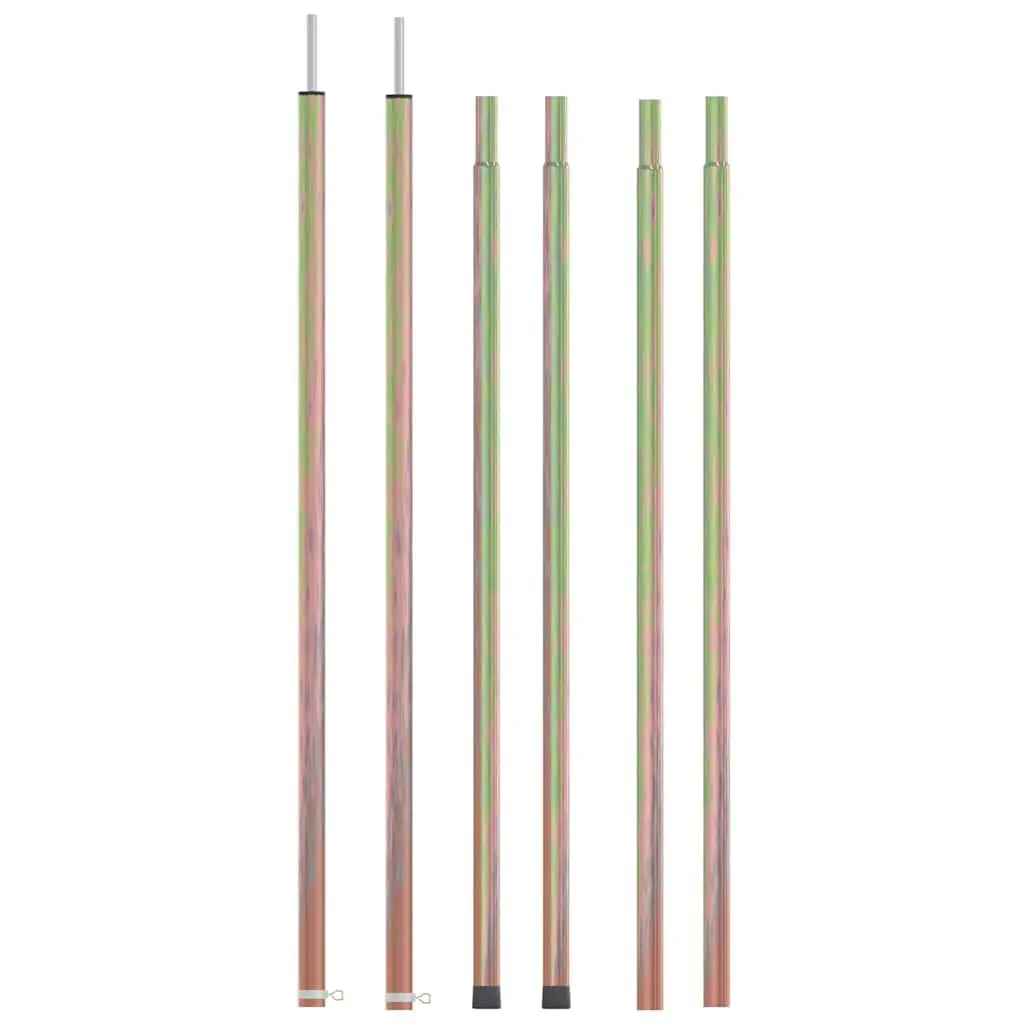 Telescopic Tent Poles Adjustable 170-255 cm Camping Hiking Tarp Support