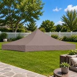 Reliable 3x3 m Replacement Roof Canopy in Taupe