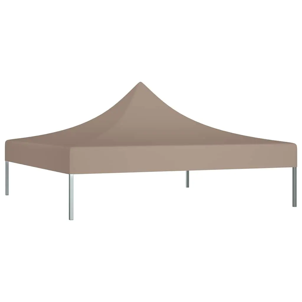 Party Tent Roof Replacement Canopy 3x3 m Taupe Outdoor Gazebo Cover