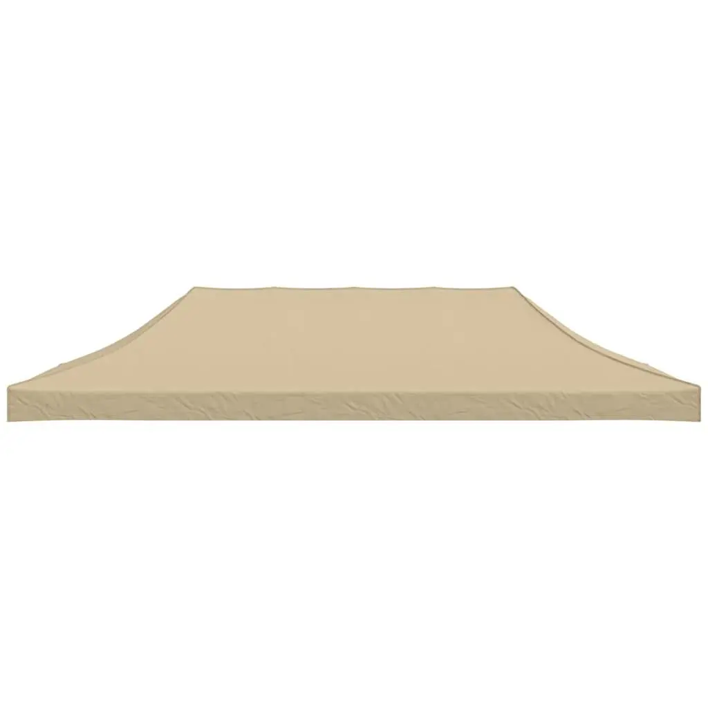 Party Tent Roof Replacement Canopy 6x3 m Beige Oxford