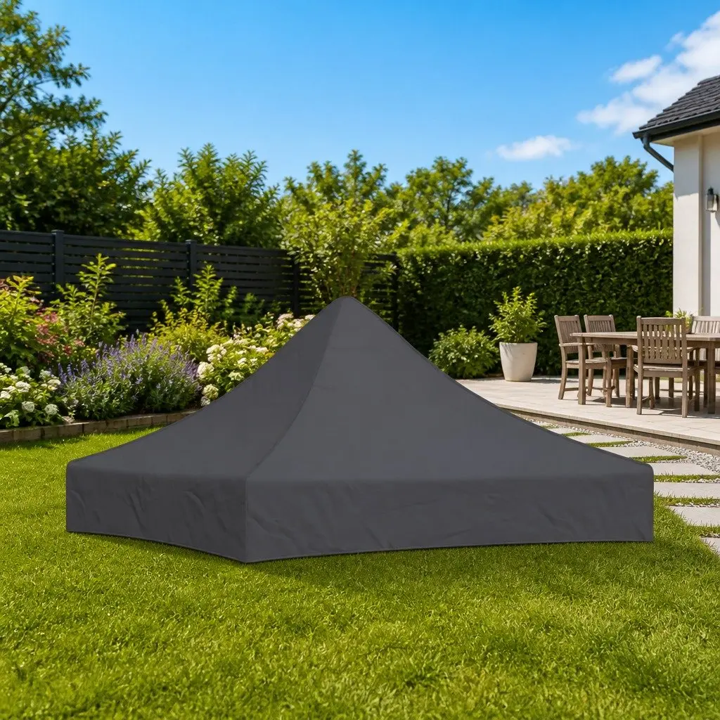 Party Tent Roof Replacement Canopy Top 2x2 m Anthracite Outdoor