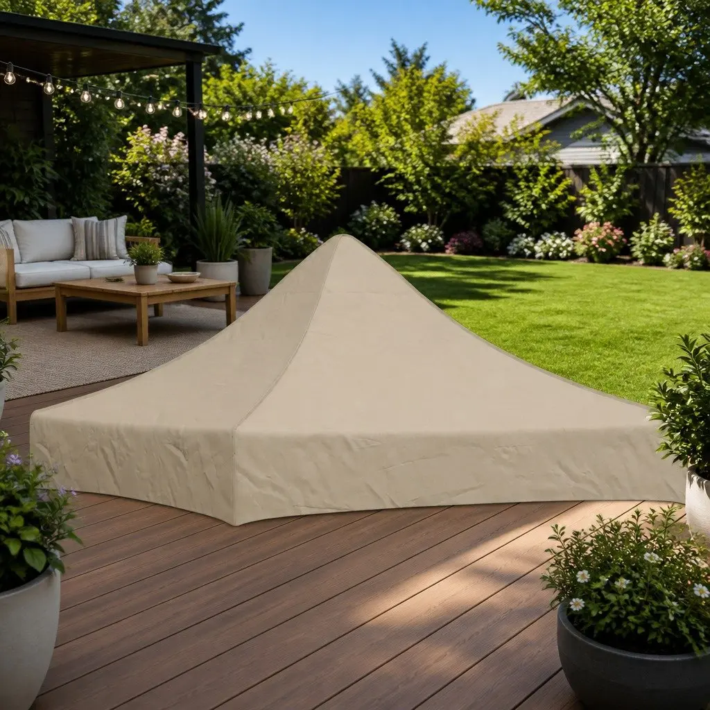 Party Tent Roof Replacement Canopy 2x2m Beige