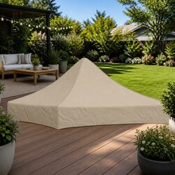 Reliable and Durable Beige Canopy for Your Party Tent