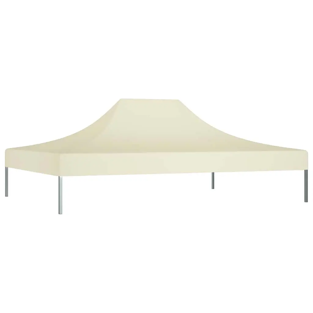 Party Tent Roof Replacement Canopy Top Cover 4.5x3 m Cream