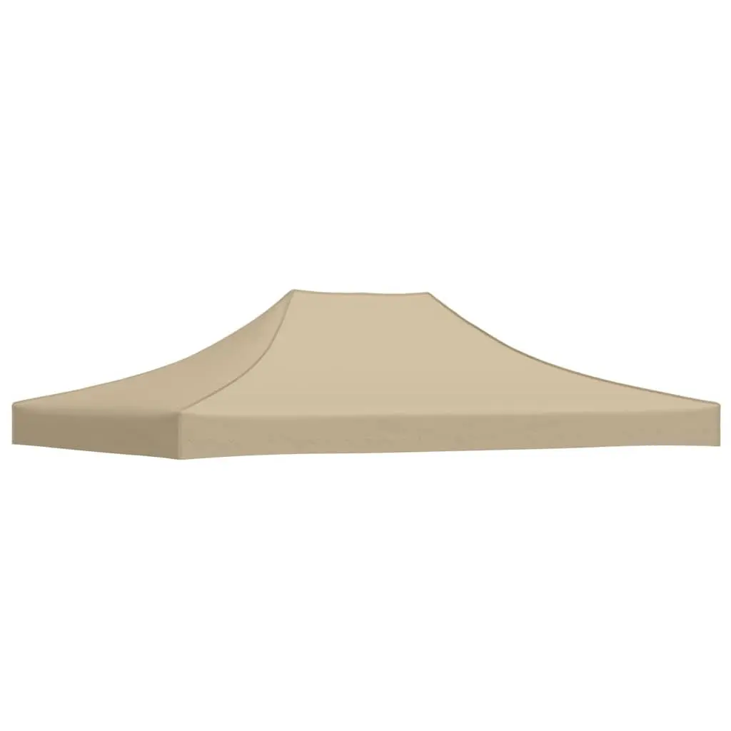 Party Tent Roof Replacement Canopy Top Cover 4.5 x 3 m Beige