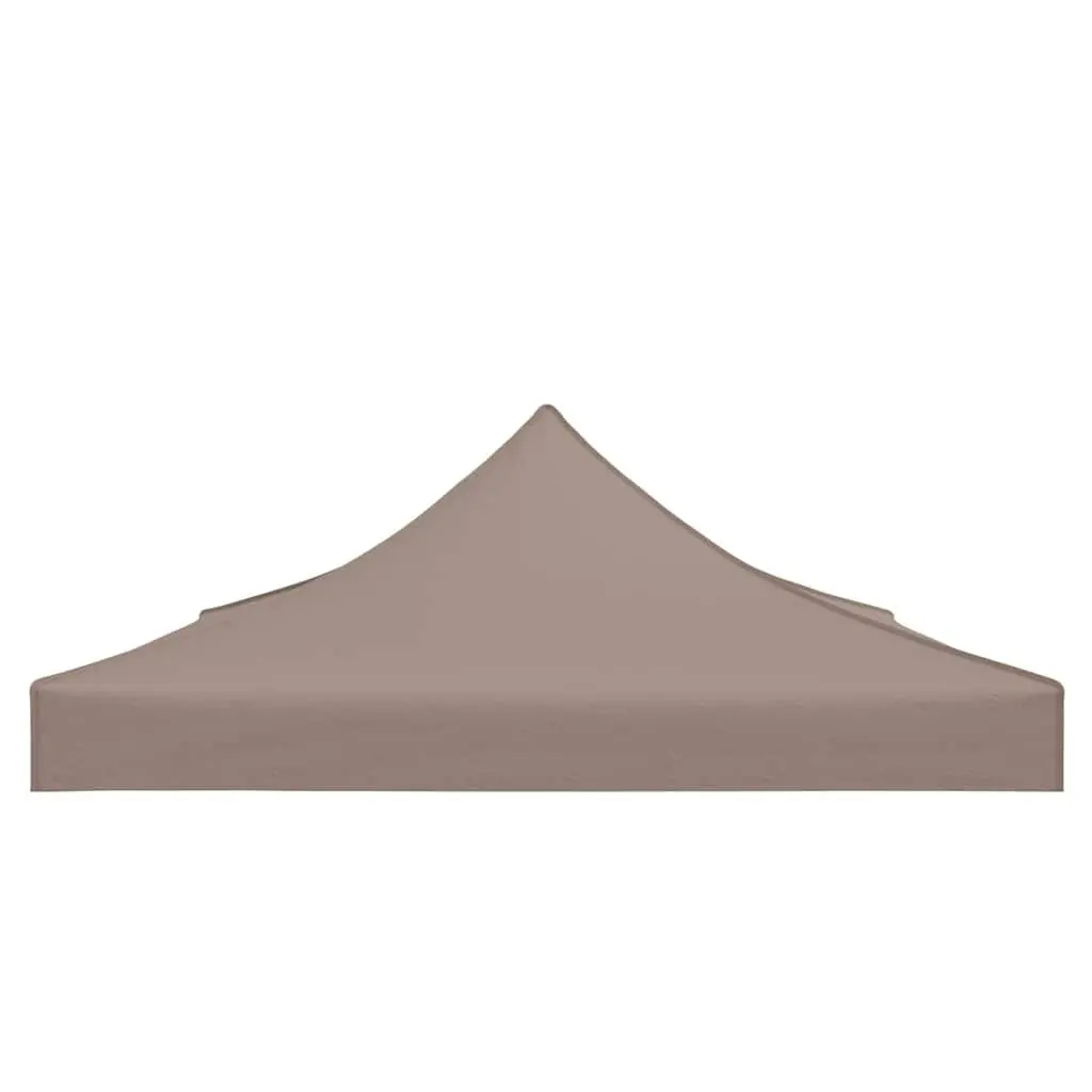 Replacement Top Cover for 4.5x3 m Outdoor Party Tent in Taupe Weather Resistant Canopy