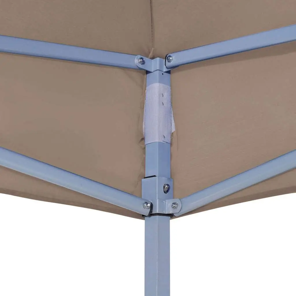 Replacement Top Cover for 4.5x3 m Outdoor Party Tent in Taupe Weather Resistant Canopy