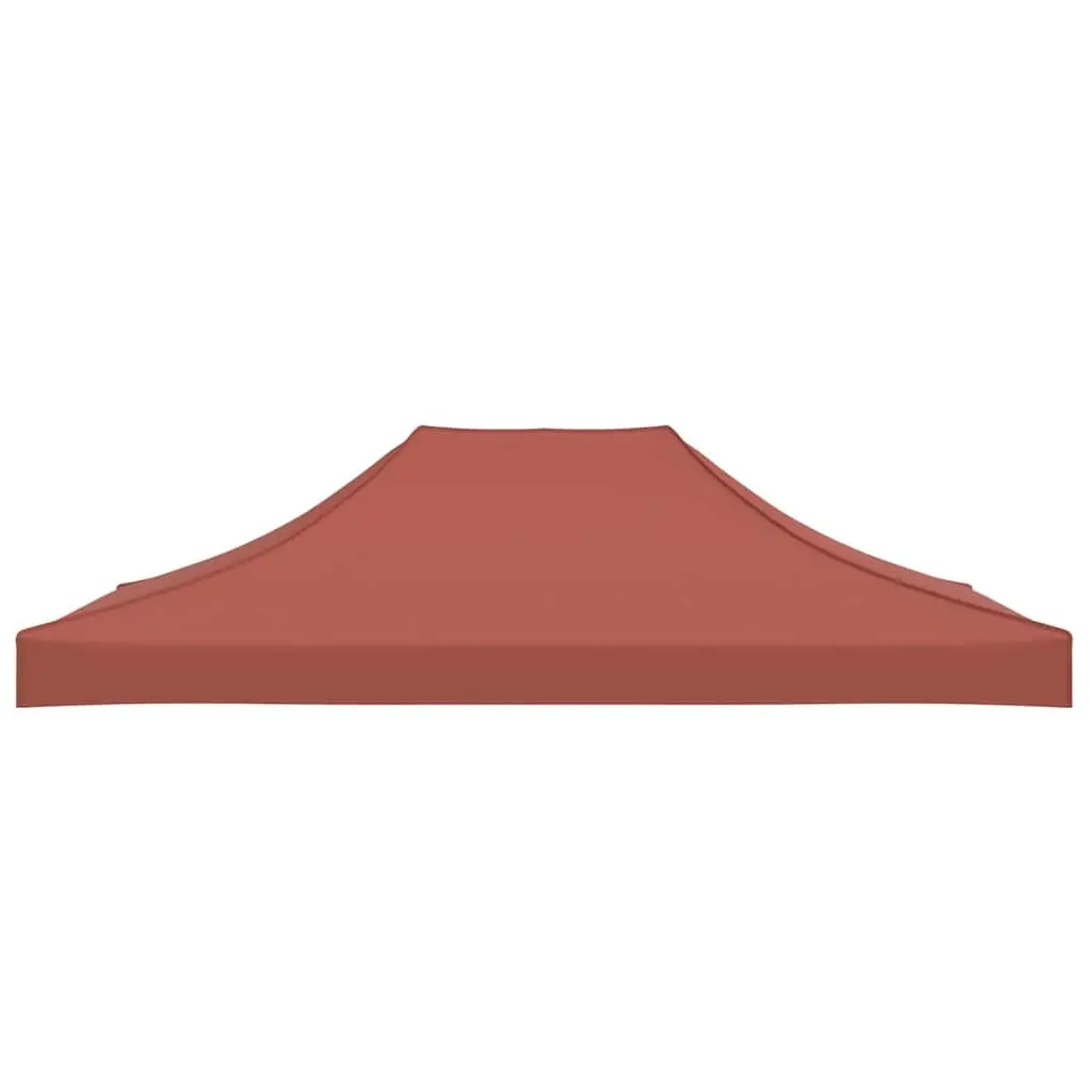 Party Tent Roof Replacement Canopy Top 4.5x3m Brown Outdoor Garden Marquee Cover