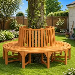 Eucalyptus Tree Bench - Practical and Reliable Seating