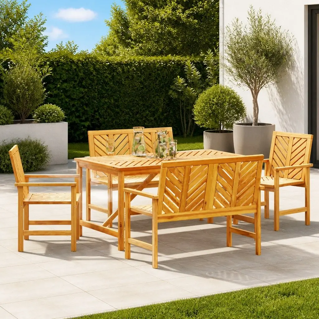 5 Piece Outdoor Dining Set