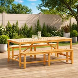 Reliable 3 Piece Outdoor Dining Set for Comfort and Style