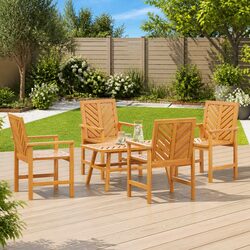 Reliable 5-Piece Lounge Set for Outdoor Comfort