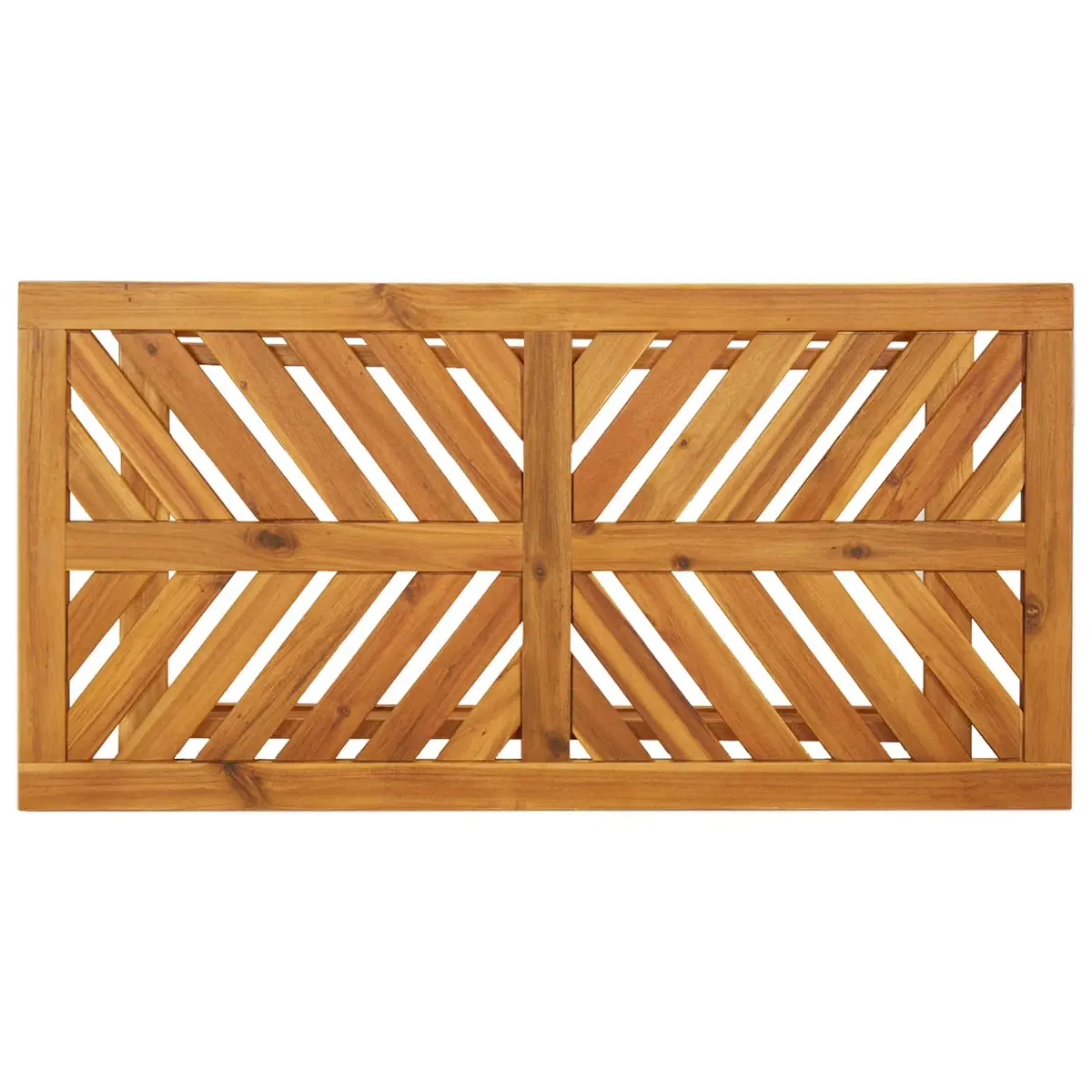 Garden Lounge Set 5 Pieces Outdoor Furniture Brown Acacia Wood Patio Seating